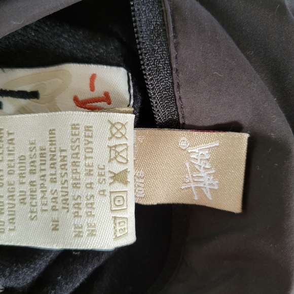 Stussy Girls Zip Up Windbreaker All Over Print Jacket M - Picture 13 of 16